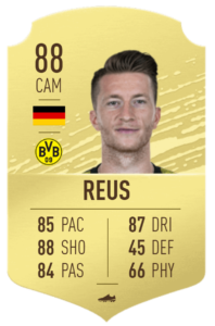 Henderson-fut-totw-20 "data-lazy-srcset =" https://realsport101.com/wp-content/uploads/2020/01/Henderson-fut-totw-20-198x300.png 198w, https: // realsport101.com/wp-content/uploads/2020/01/Henderson-fut-totw-20-330x500.png 330w, https://realsport101.com/wp-content/uploads/2020/01/Henderson-fut-totw -20-360x546.png 360w, https://realsport101.com/wp-content/uploads/2020/01/Henderson-fut-totw-20-545x827.png 545w, https://realsport101.com/wp-content /uploads/2020/01/Henderson-fut-totw-20.png 600w "data-lazy-tamaños =" (ancho máximo: 198px) 100vw, 198px "data-lazy-src =" https://realsport101.com /wp-content/uploads/2020/01/Henderson-fut-totw-20-198x300.png ">
<p>El capitán del club de Liverpool se aseguró de que los líderes de la Liga extendieran su racha invicta, ya que contribuyó con un gol y una asistencia en la victoria por 2-1 sobre los Lobos.</p>
<p>El hecho de que el capitán del invicto Liverpool aún no reciba un In-Form es bastante sorprendente. ¿Seguramente ha hecho lo suficiente esta semana para obtener un aumento en las calificaciones?</p>
<h2>Marco Reus (OVR 88 – Headliners 91)</h2>
<p> <img decoding=
