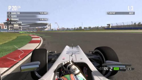 F1 2011 en el circuito de Estambul en Turquía