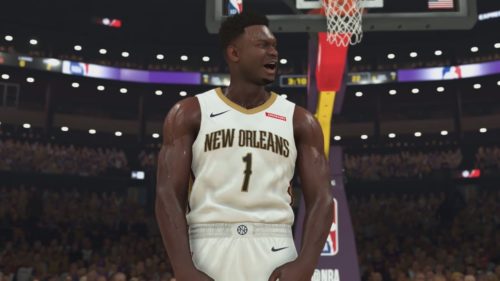 Zion Williamson en la NBA 2K20