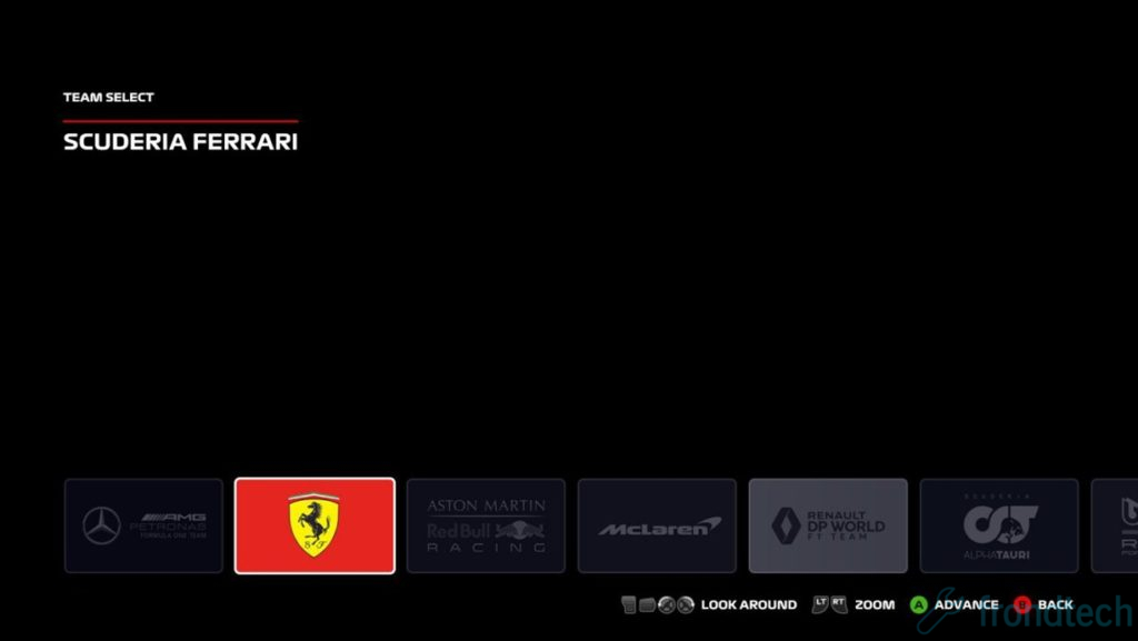pantalla negra f1 2020