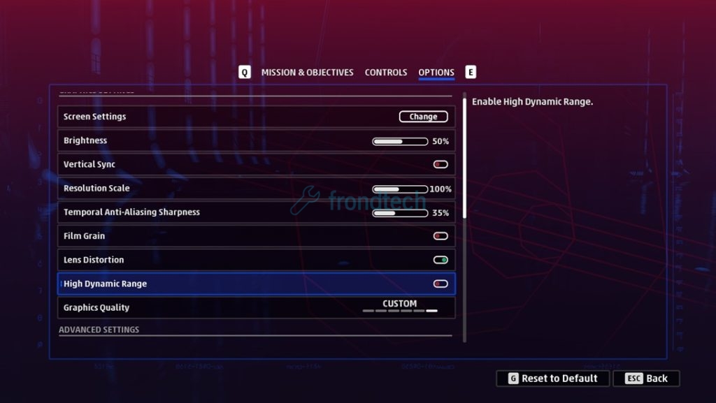 configuración de gráficos de escuadrones de star wars