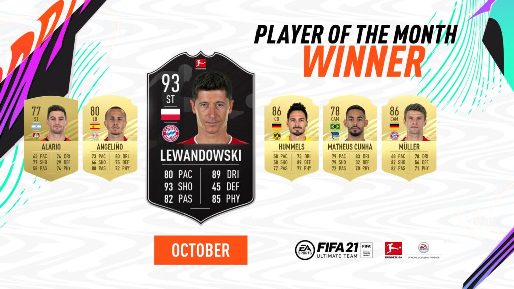 Fifa Robert Lewandowski Potm Octubre Bundesliga Sbc Requisitos Y