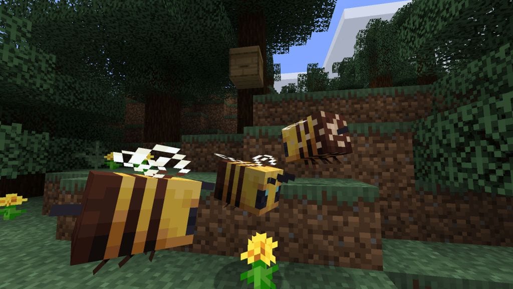 abejas minecraft