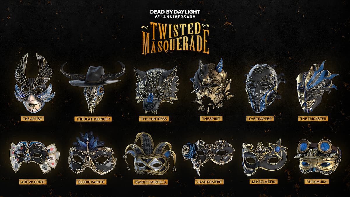Todas las máscaras en el evento de mascarada retorcida Dead by Daylight