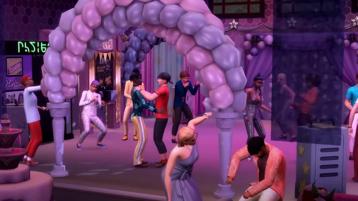 Fiesta de graduación en Los Sims 4