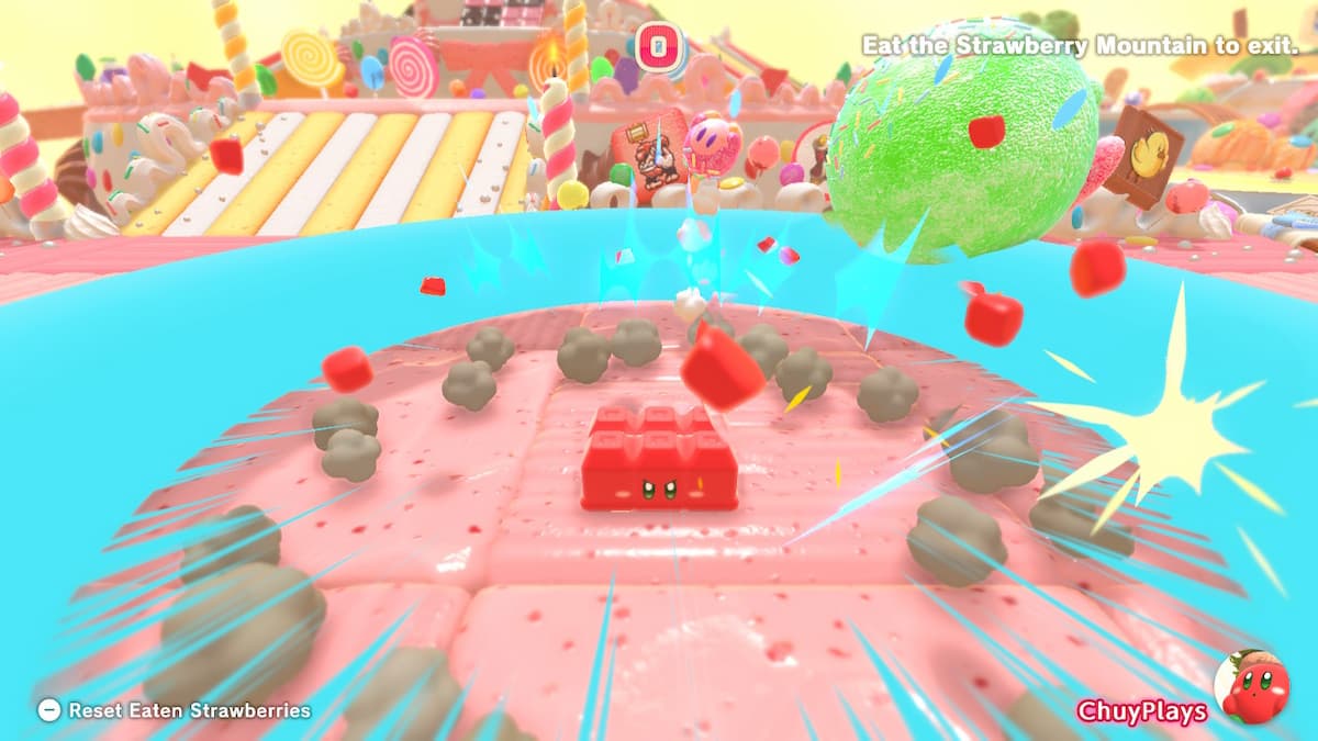 Explicación de la habilidad de Kirby's Dream Buffet Stone