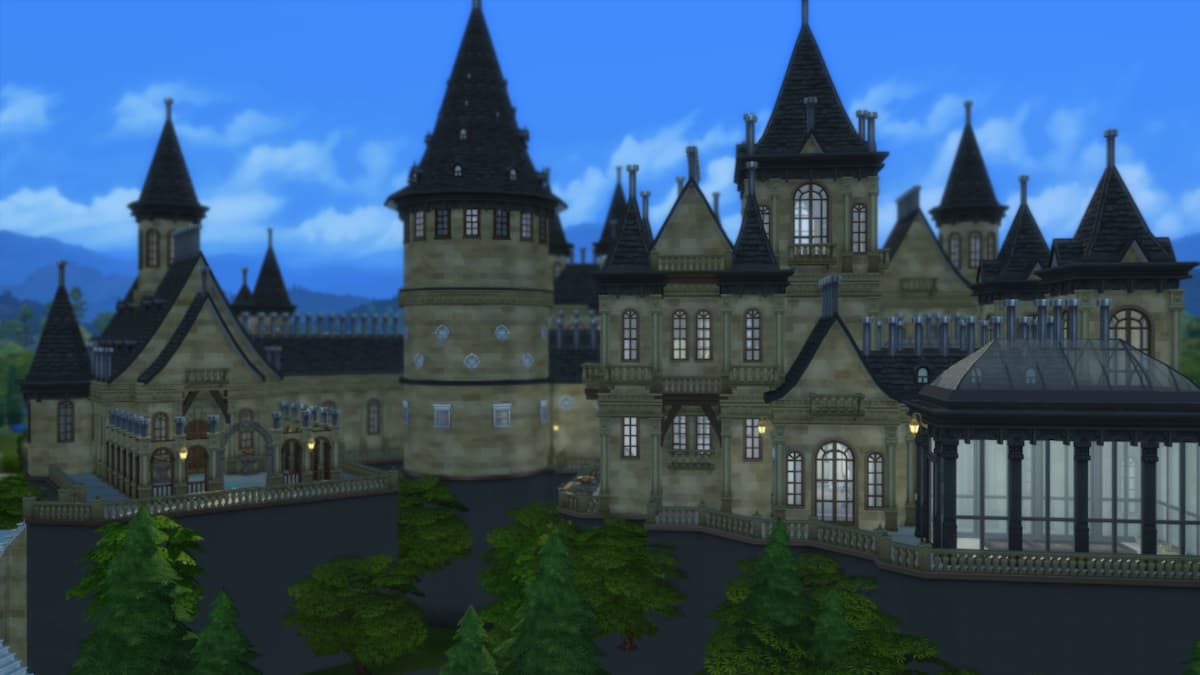 Construir el castillo de Sims 4