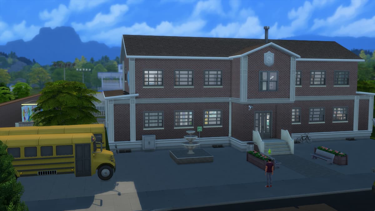Construir Sims 4 High School con actividades al aire libre