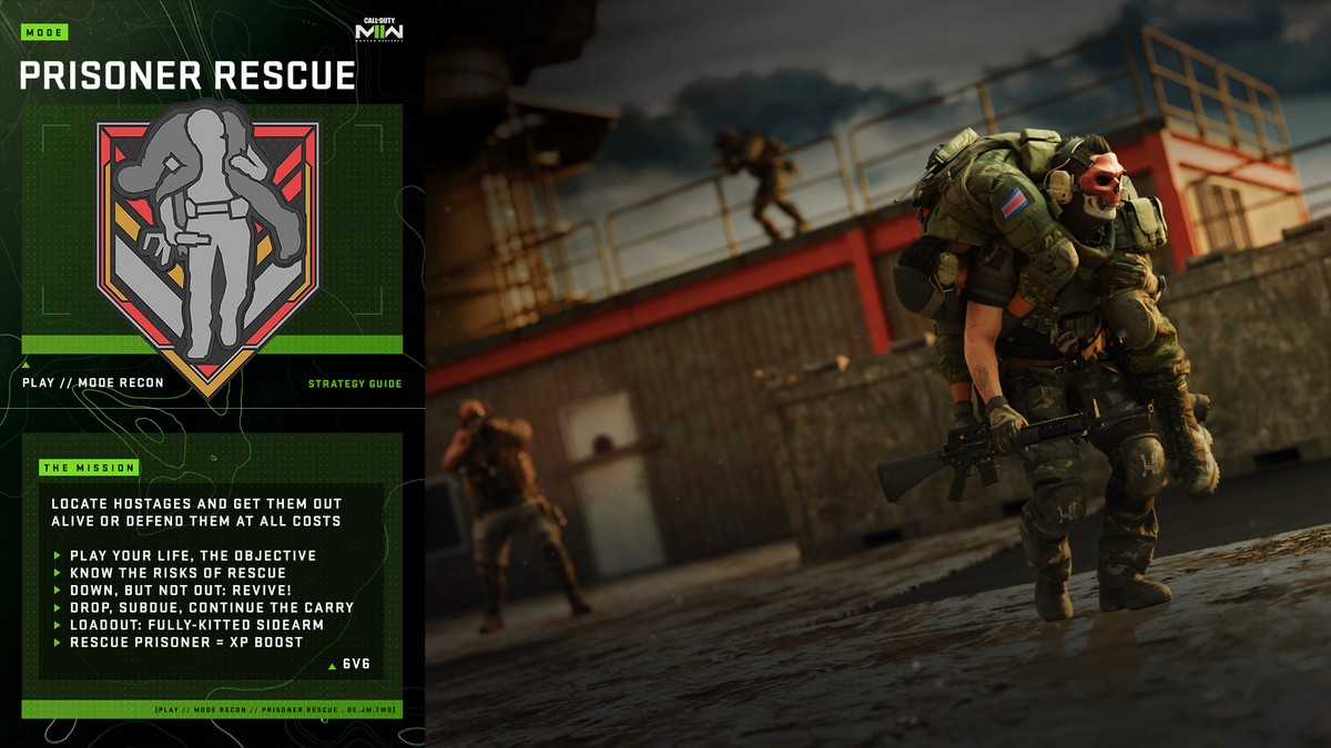 Rescate de prisioneros de Call of Duty Modern Warfare 2