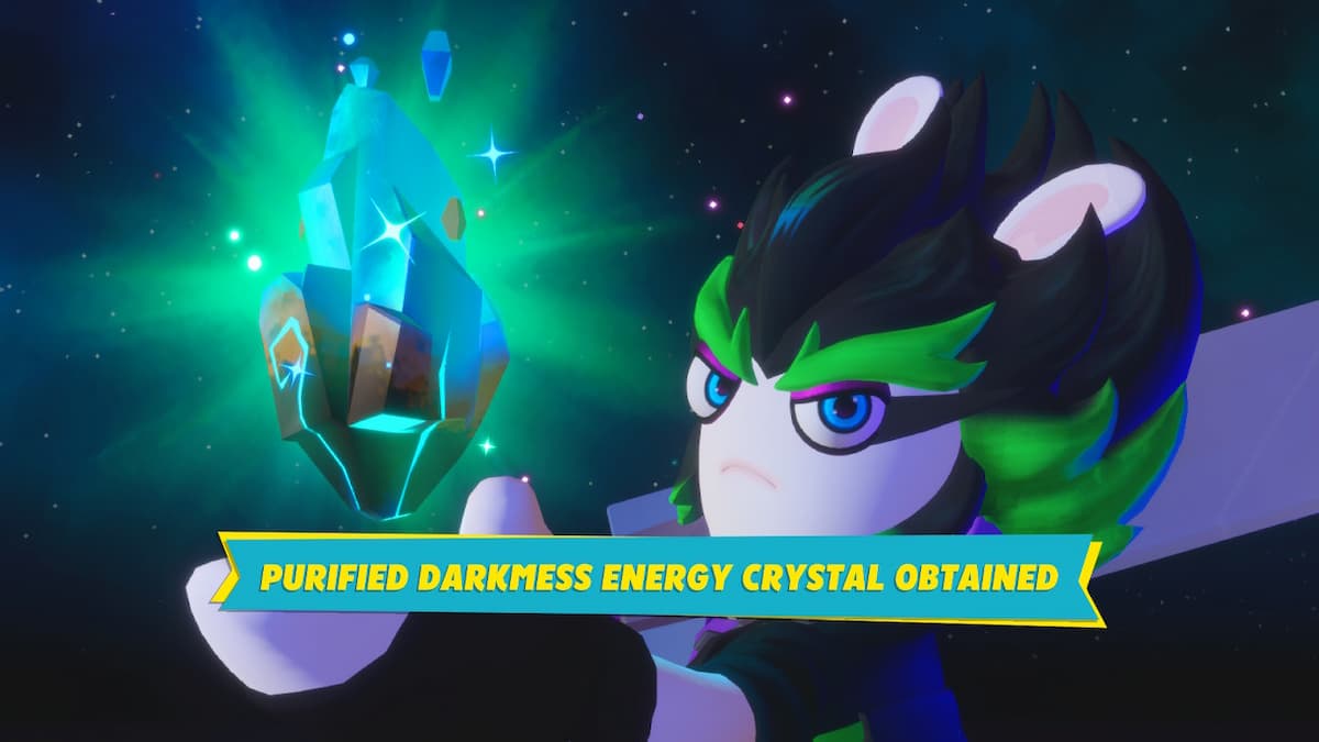 Cristal de energía Darkmess purificado obtenido después de derrotar al primer jefe.