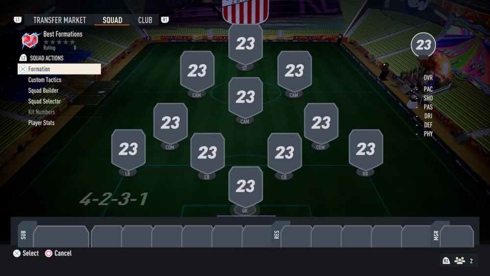 Las mejores formaciones de FIFA 23