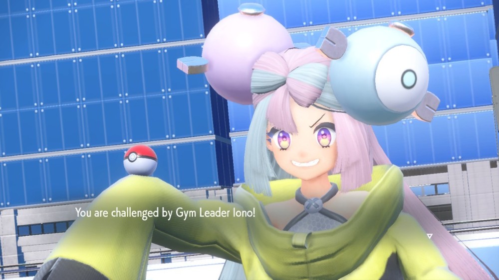 Pokémon Escarlata y Púrpura presenta a Iono, líder de gimnasio