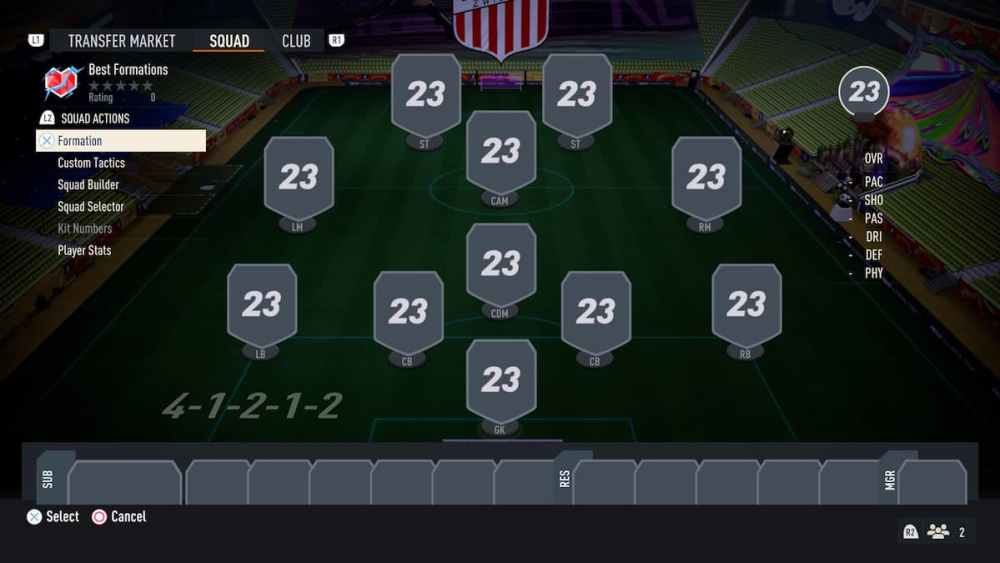 Formaciones FIFA 23