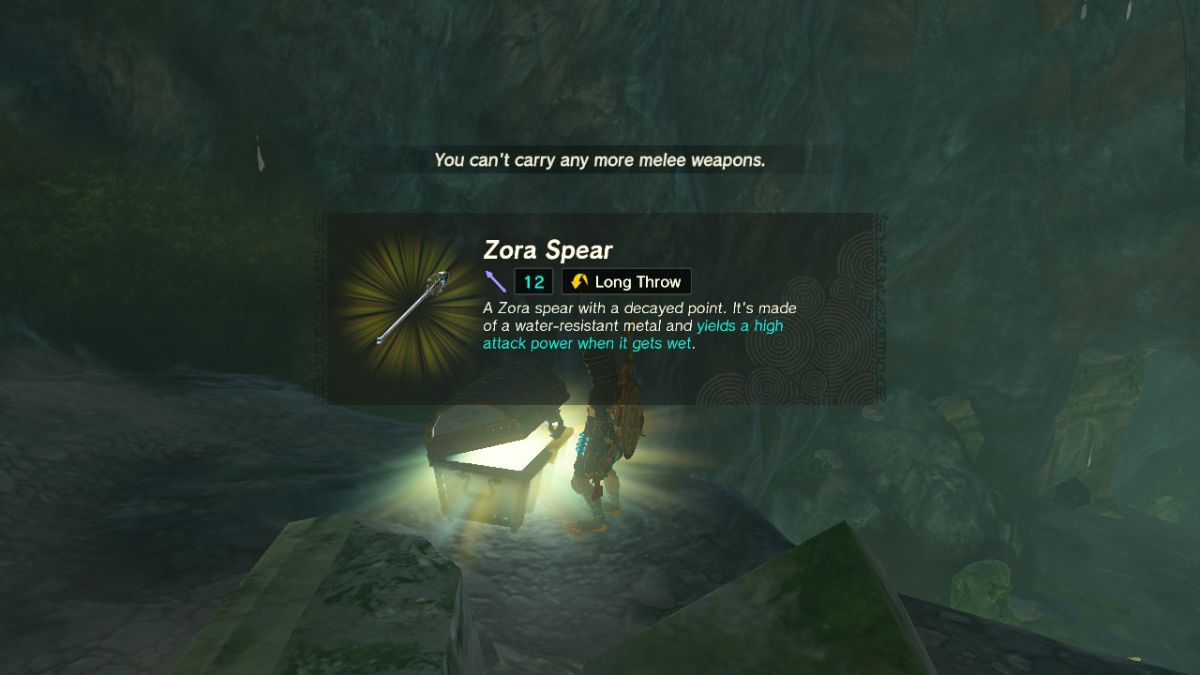 Cómo conseguir Zora Spear en Zelda Tears of the Kingdom