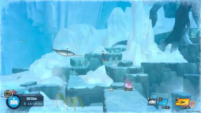 Atrae a un narval en Atrapado en la cueva glacial Dave el buceador