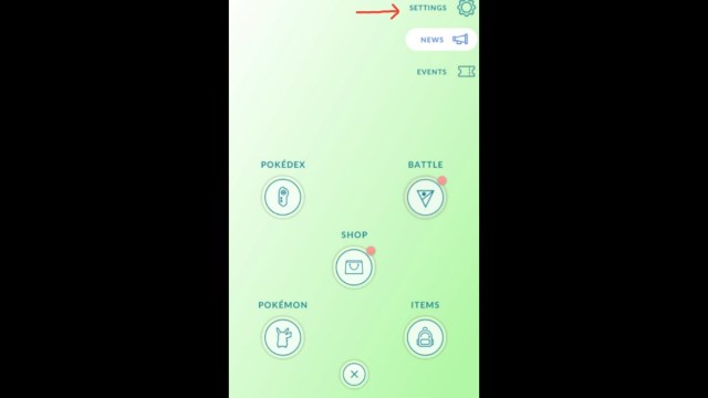 Configuración háptica de Pokémon GO