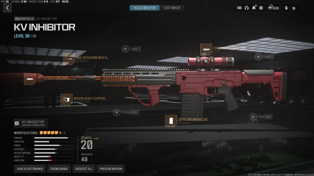Inhibidor KV MW3 Warzone 