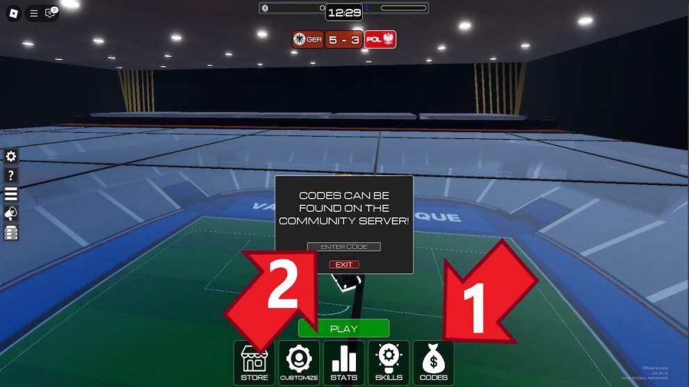 Cómo canjear códigos de fútbol de estilo libre