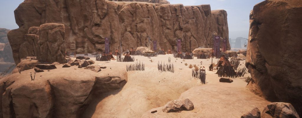 Captura de pantalla de Conan Exiles Darfari camp