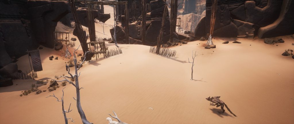 Conan Exiles Camp of Desert Dogs of Construction