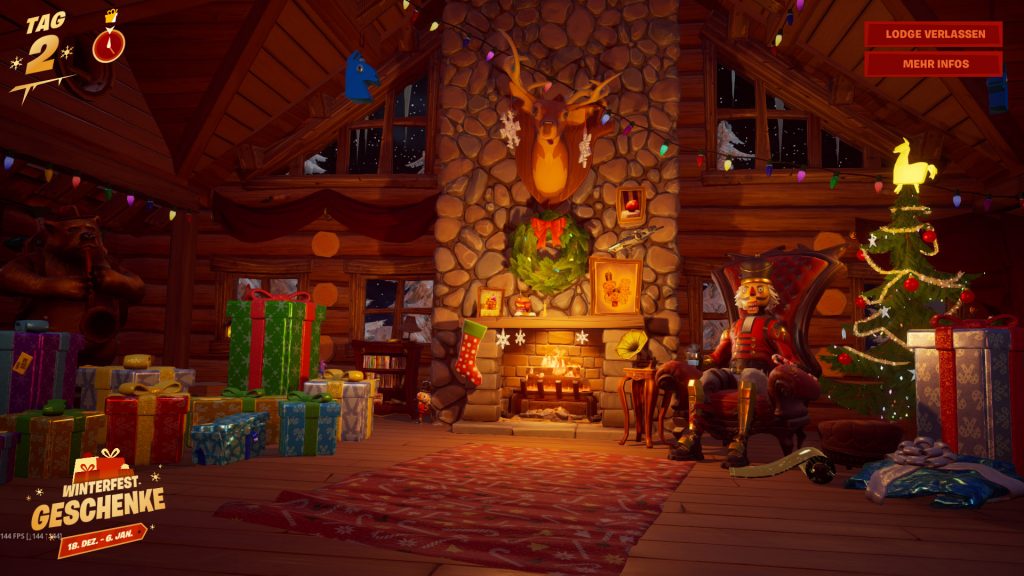 Descripción de los regalos de Fortnite Lodge