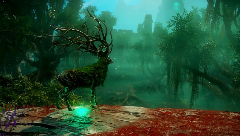 New-World-Wald -gebiet-corrupted "class =" lazy lazy-hidden wp-image-454368 "srcset =" https://images.mein-mmo.de/magazin/medien/2019/12/New-World- Wald -gebiet-corrupted-1024x578.jpg 1024w, https://images.mein-mmo.de/magazin/medien/2019/12/New-World-Wald-Gebiet-corrupted-300x169.jpg 300w, https: // images.mein-mmo.de/magazin/medien/2019/12/New-World-Wald-Gebiet-corrupted-150x85.jpg 150w, https://images.mein-mmo.de/magazin/medien/2019/12 /New-World-Wald-Gebiet-corrupted-768x433.jpg 768w, https://images.mein-mmo.de/magazin/medien/2019/12/New-World-Wald-Gebiet-corrupted-1536x866.jpg 1536w , https://images.mein-mmo.de/magazin/medien/2019/12/New-World-Wald-Gebiet-corrupted.jpg 1899w "data-lazy-tamaños =" (ancho máximo: 1024px) 100vw, 1024px "> Un alce en un área contaminada

<p><strong>¿Qué hay para descubrir en Aeternum?</strong> Incluso antes de aparecer, los aventureros siempre estaban en la isla. Es por eso que te encuentras con ciudades abandonadas y naufragios. </p>
<p>Los viejos aventureros dejaron registros que puedes encontrar en el mundo abierto y de los cuales puedes aprender más sobre la historia de Aeternum.</p>
<p>También hubo una antigua civilización, de la cual todavía hay ruinas y templos. La civilización antigua incluso logró usar el Azoth para propósitos buenos y significativos:</p>
<p>     <iframe allow=