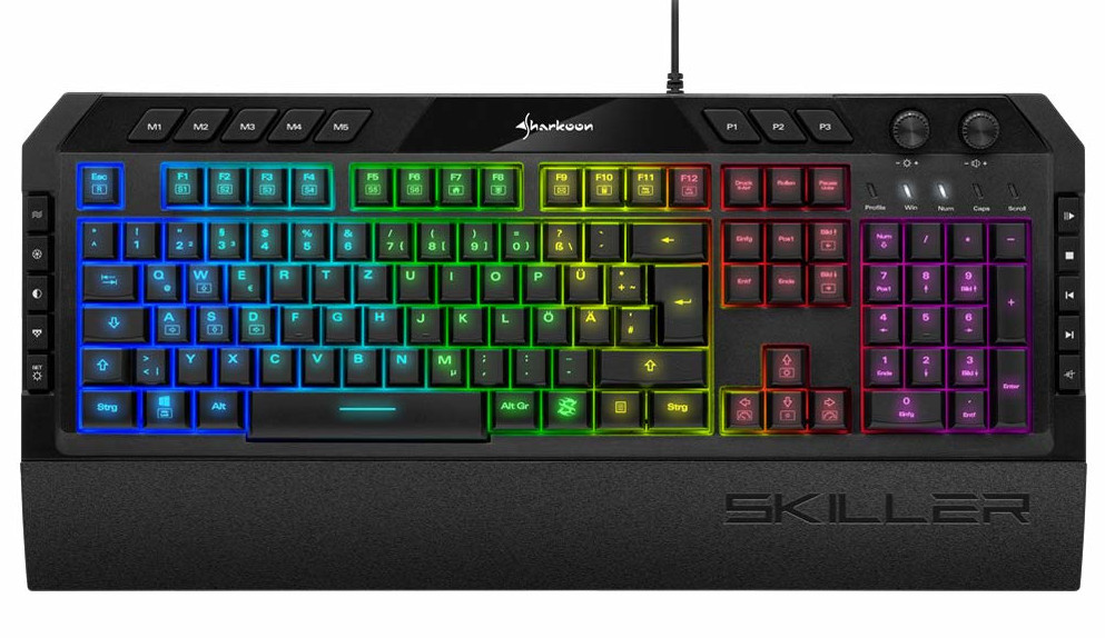 Sharkoon Skiller Gaming Keyboard: el mejor teclado 2020 por menos de 50 euros "class =" lazy lazy-hidden wp-image-462774 "srcset =" https://images.mein-mmo.de/medien/2020/01/Sharkoon-Skiller- Gaming-Keyboard-Neu.jpg 993w, https://images.mein-mmo.de/medien/2020/01/Sharkoon-Skiller-Gaming-Tastatur-Neu-300x173.jpg 300w, https: //images.mein- mmo.de/medien/2020/01/Sharkoon-Skiller-Gaming-Tastatur-Neu-150x87.jpg 150w, https://images.mein-mmo.de/medien/2020/01/Sharkoon-Skiller-Gaming-Tastatur -Nuevo-768x444.jpg 768w "data-lazy-tamaños =" (ancho máximo: 993px) 100vw, 993px