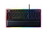 Razer Huntsman Elite Mechanische Gaming Tastatur (mit Opto-Mechanical Schaltern, Multifunktionaler digitaler Drehregler, RGB Chroma Beleuchtung, QWERTZ-Layout)