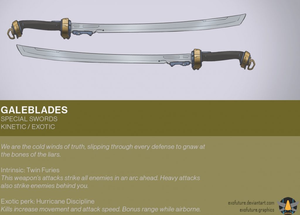Galeblades Fanmade Destiny 2