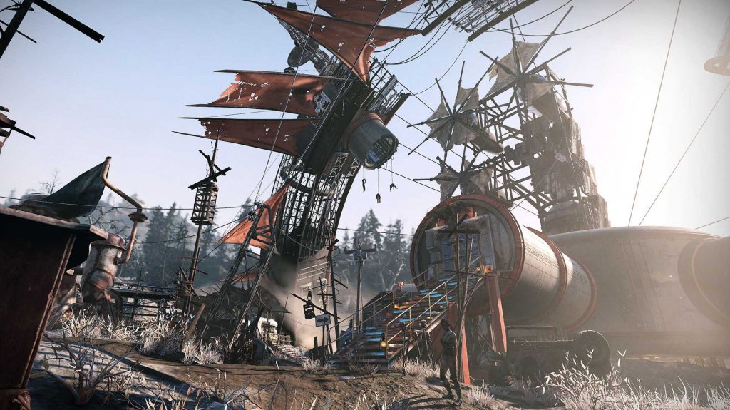Fallout 76 Wastelanders Captura de pantalla del cráter