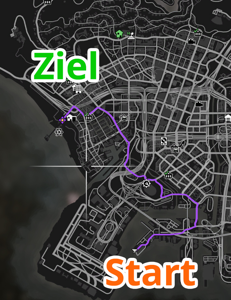 GTA Online Elysian Island II route2