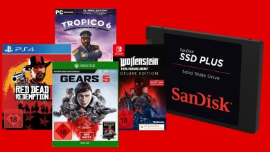 Spiele im Bundle günstiger und SSD von Sandisk bei Mediamarkt reduziert