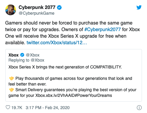 cyberpunk 2077 serie xbox x
