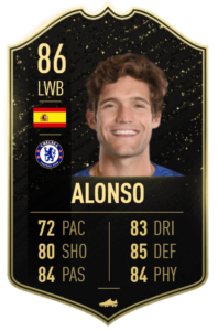Alonso totw 25 fifa 20