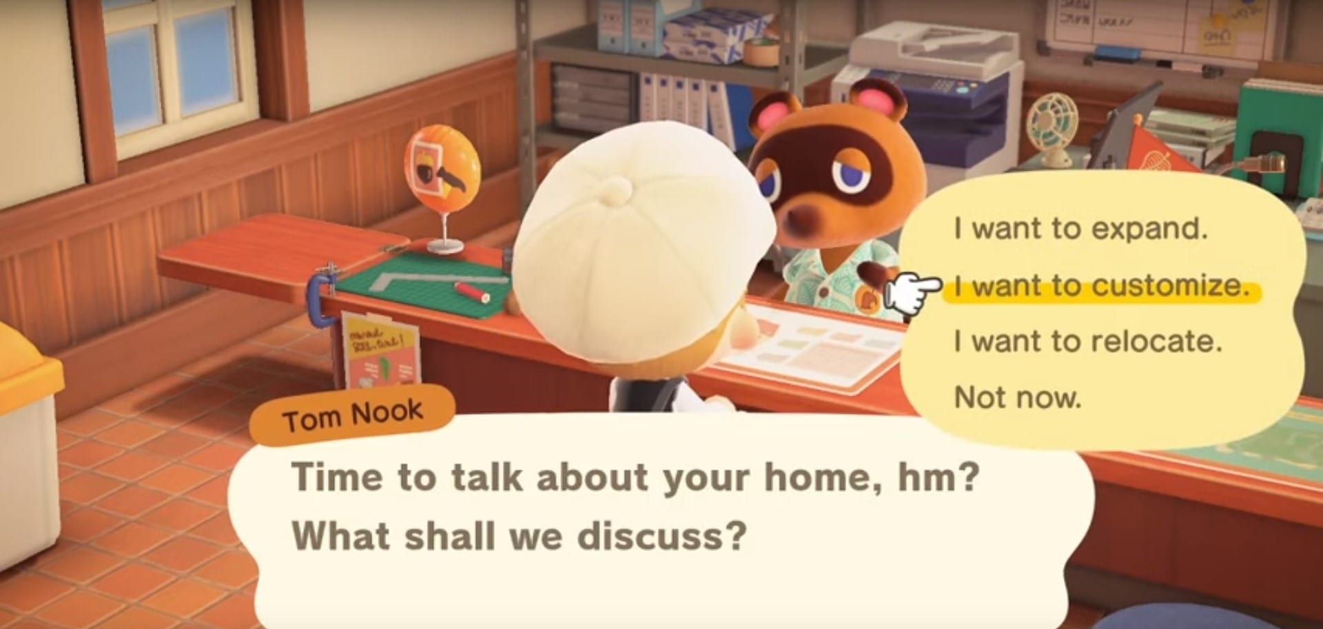 Colores del techo Animal Crossing New Horizons