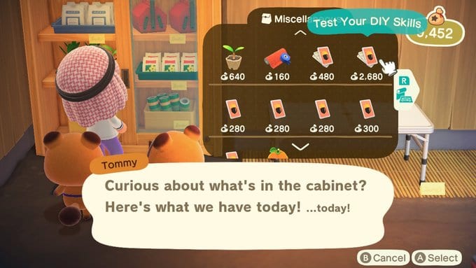 prueba tus habilidades de bricolaje en Animal Crossing: New Horizons