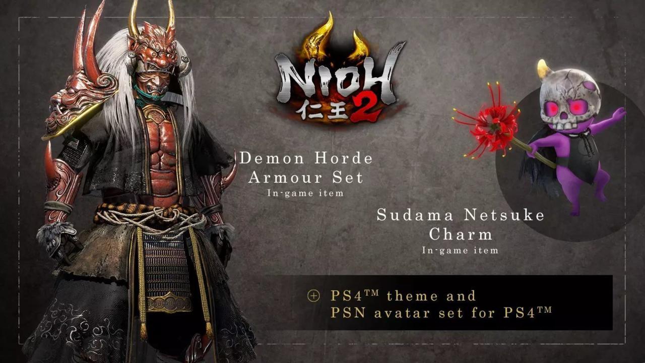 Nioh 2 pre-orden DLC