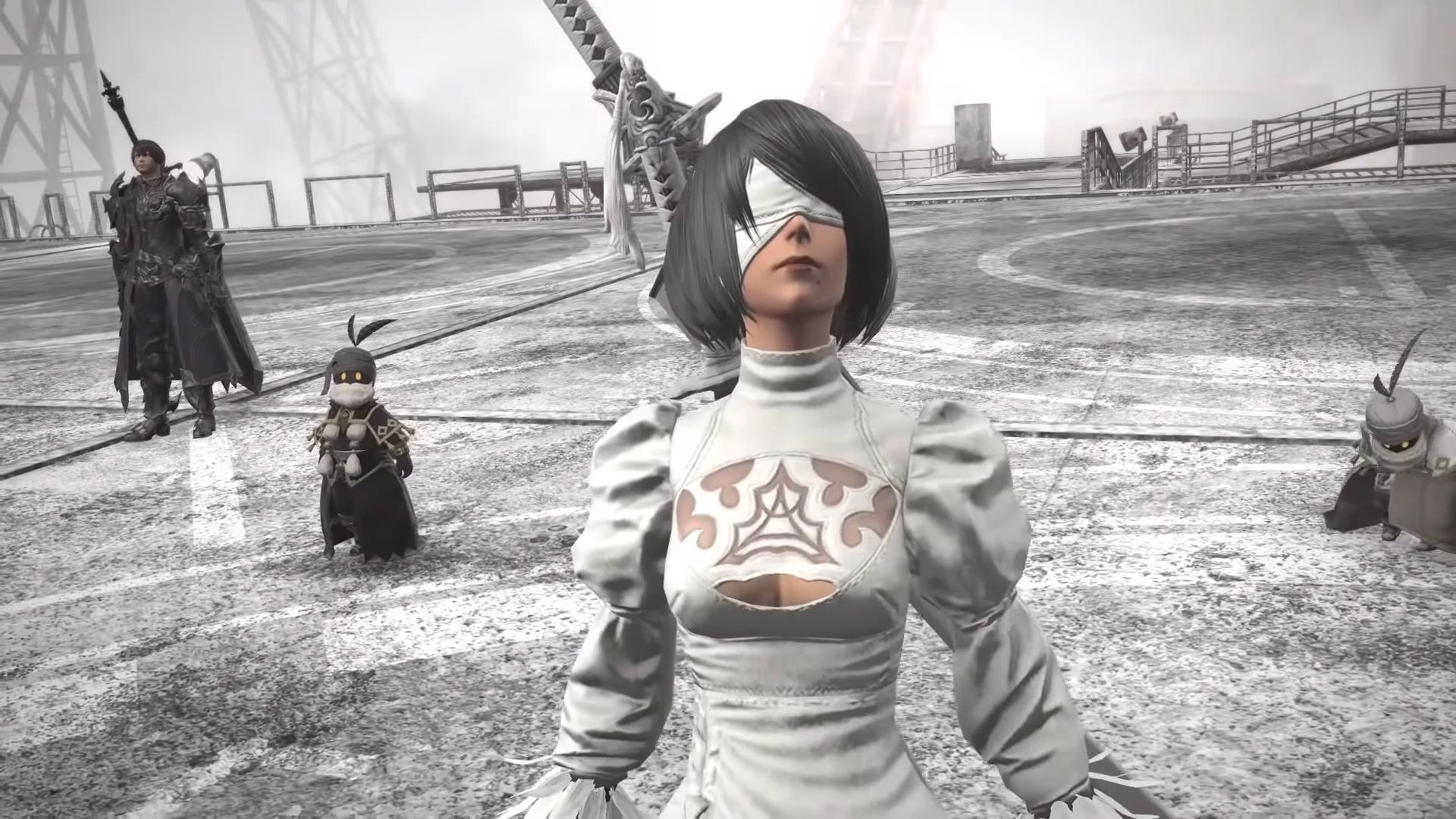 El Nuevo Video De Final Fantasy Xiv Cuenta La Historia De Glorious Nier Automata Crossover 