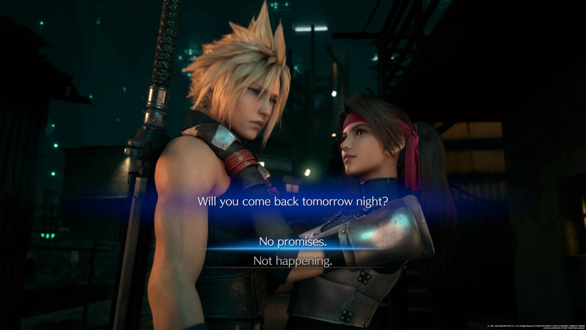Jesse Final Fantasy 7 fecha de la nueva versión, sin promesas, no sucede, qué decir
