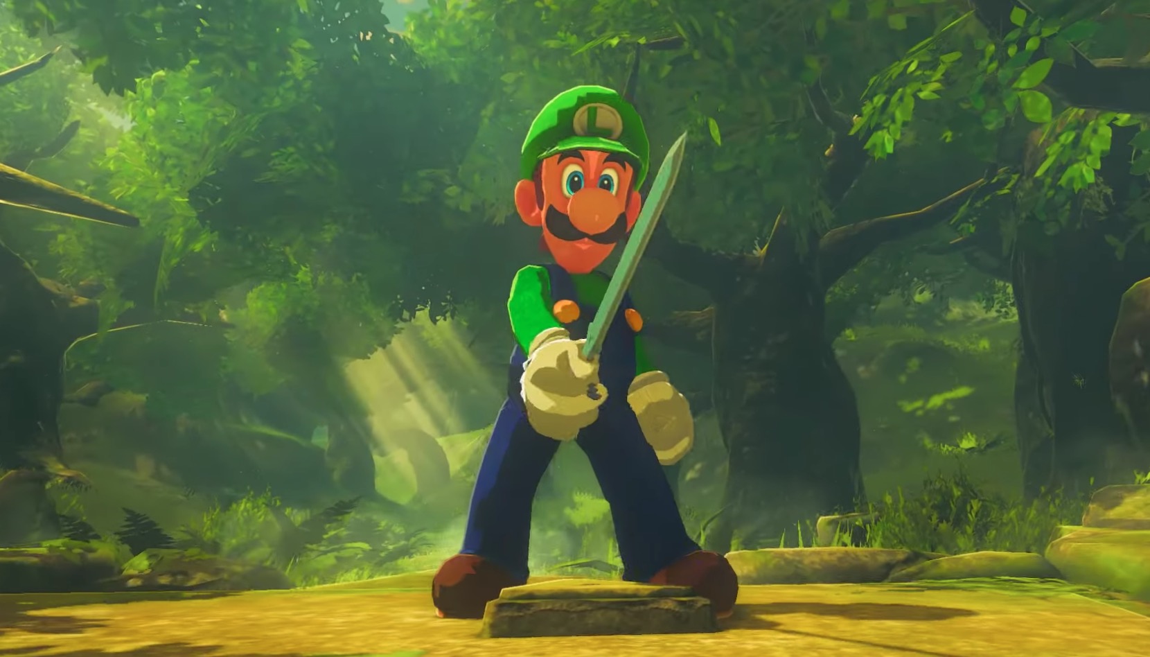 Zelda: Breath the Wild Mod que Luigi se convierta en el héroe de Hyrule