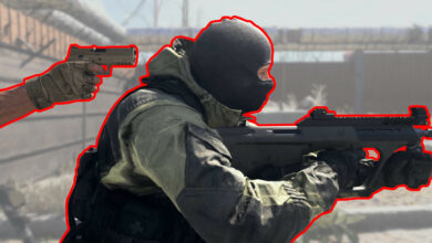CoD MW cambia las armas a "One in the Run" - solo pistolas