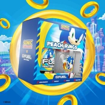 Sonic the Hedgehog, G Fuel, Peach Rings bebida energética
