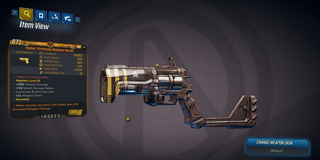 Borderlands 3 (BL3) - Cómo obtener Harold descuidado