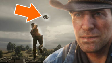 RDR 2: Mod convierte a Arthur en un "superhéroe" volador que arroja policías