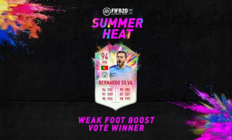 FIFA 20: SBC Bernardo Silva Summer Heat – Un nuevo Pink Creation