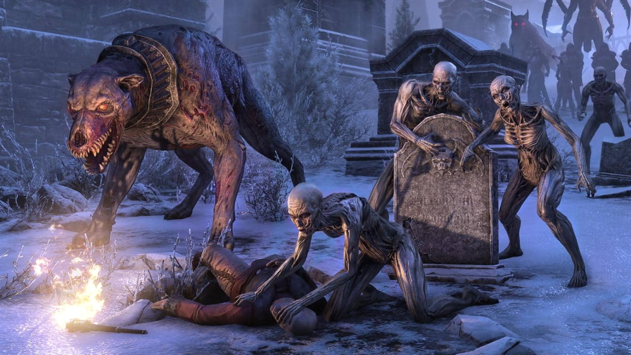 El MMORPG ESO hace que Walking Dead: los muertos vivientes te estén esperando en la nueva mazmorra