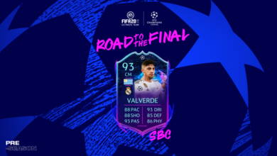 FIFA 20: SBC Federico Valverde Camino a la final