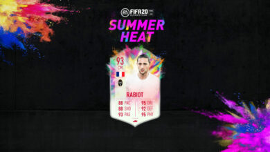 FIFA 20: Rabiot y Kramaric Summer Heat disponibles en modo Draft