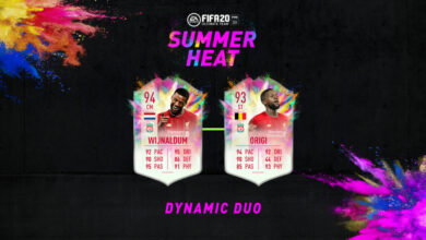 FIFA 20: SBC Origi y Wijnaldum Summer Heat - Par de ases