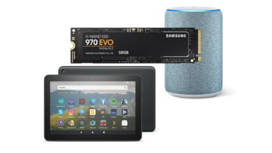 SSD M.2, tableta de fuego, altavoces de eco y más reducidos en Amazon